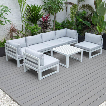 Chelsea 7-Piece Patio Sectional - Modern Outdoor Furniture Set - Ethereal Company