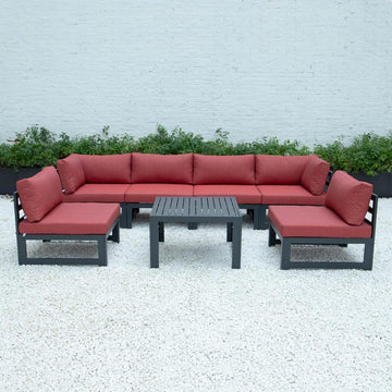 Chelsea Modern 7-Piece Patio Set - Outdoor Furniture for Comfort and Style - Ethereal Company