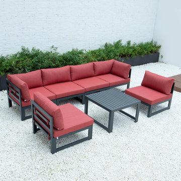 Chelsea Modern 7-Piece Patio Set - Outdoor Furniture for Comfort and Style - Ethereal Company