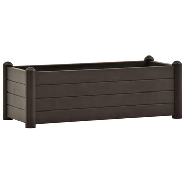 Garden Raised Bed PP Mocha 39.4&quot;x16.9&quot;x13.8&quot; - Elegant and Functional | Indoor and Outdoor Use - Ethereal Company