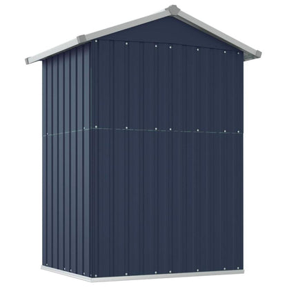 Garden Shed Anthracite 49.6&quot;x38.4&quot;x69.7&quot; Galvanized Steel - Ethereal Company