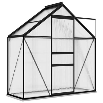 Greenhouse Anthracite Aluminum 14.3 ft² - Protect Your Plants From Harsh Weather - Ethereal Company