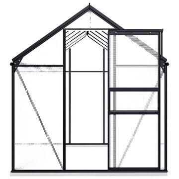 Greenhouse with Base Frame Anthracite Aluminum 75.7 ft² - Ethereal Company