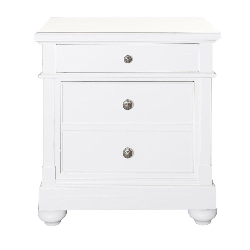 Harbor View II Night Stand, 28" x 18" x 30", Linen Finish - Cottage Living | Comfy Home Furniture - Ethereal Company