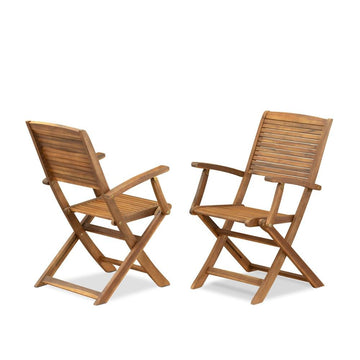Modern Outdoor Patio Garden Side Wooden Patio Chairs - Ethereal Company