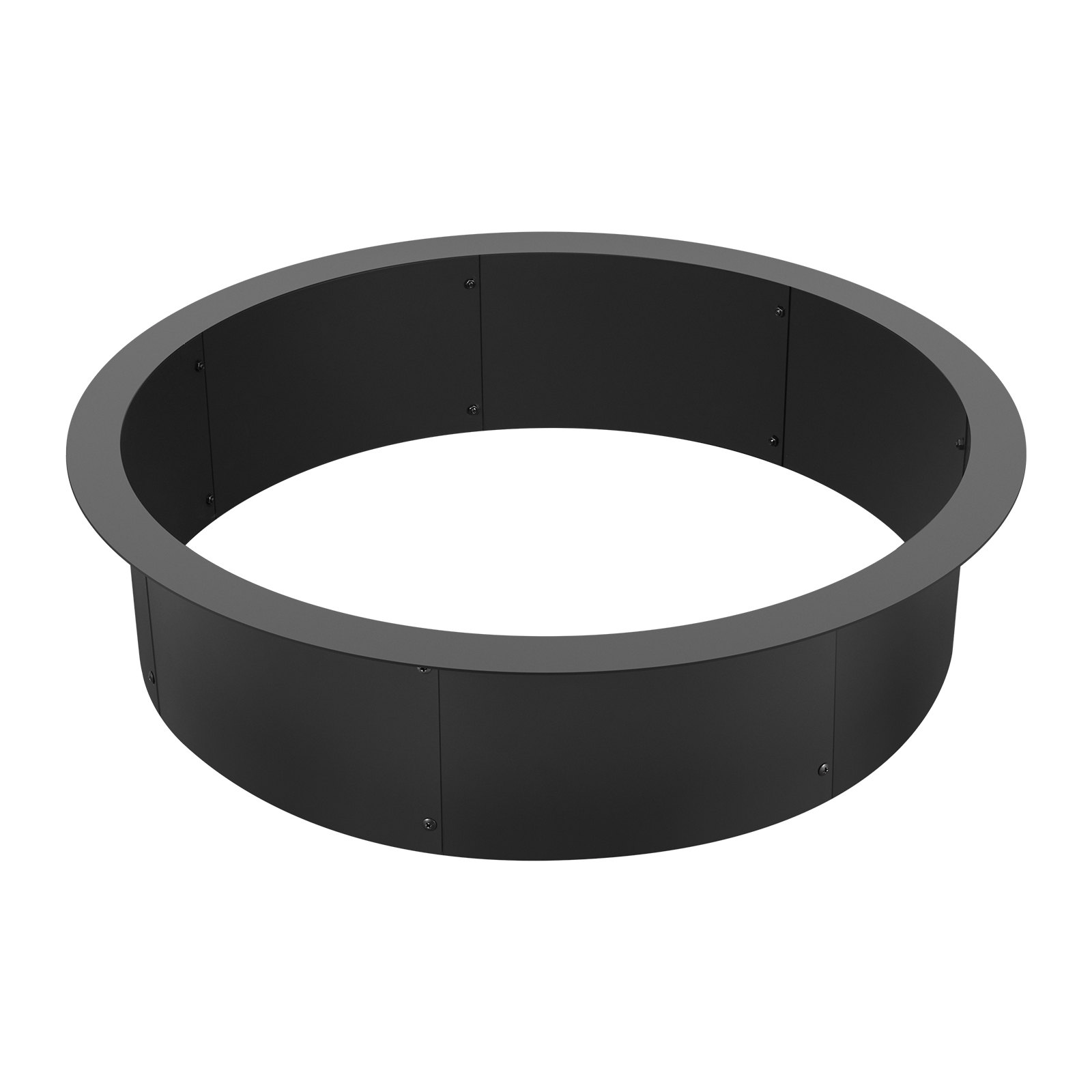 VEVOR Fire Pit Ring Round 35 Inch Outer Steel Liner DIY Campfire Ring Firepit - Ethereal Company