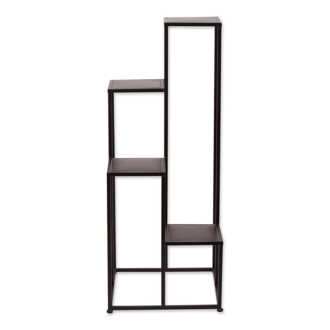 4-Tier Modern Plant Stand-Black Metal - Ethereal Company