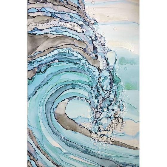 40X60 Emb Canvas - Oceanic Blue 40.00x60.00x3.00" - Ethereal Company