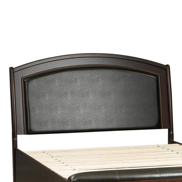 Avalon Queen Panel Leather Headboard, Dark Truffle - Ethereal Company