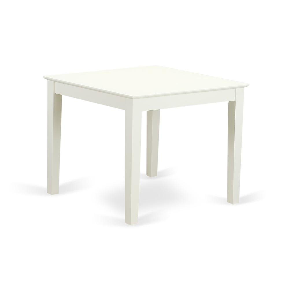 Beverly Square Dining Table/ 2 Dining Chairs/ White/White Padded - Ethereal Company