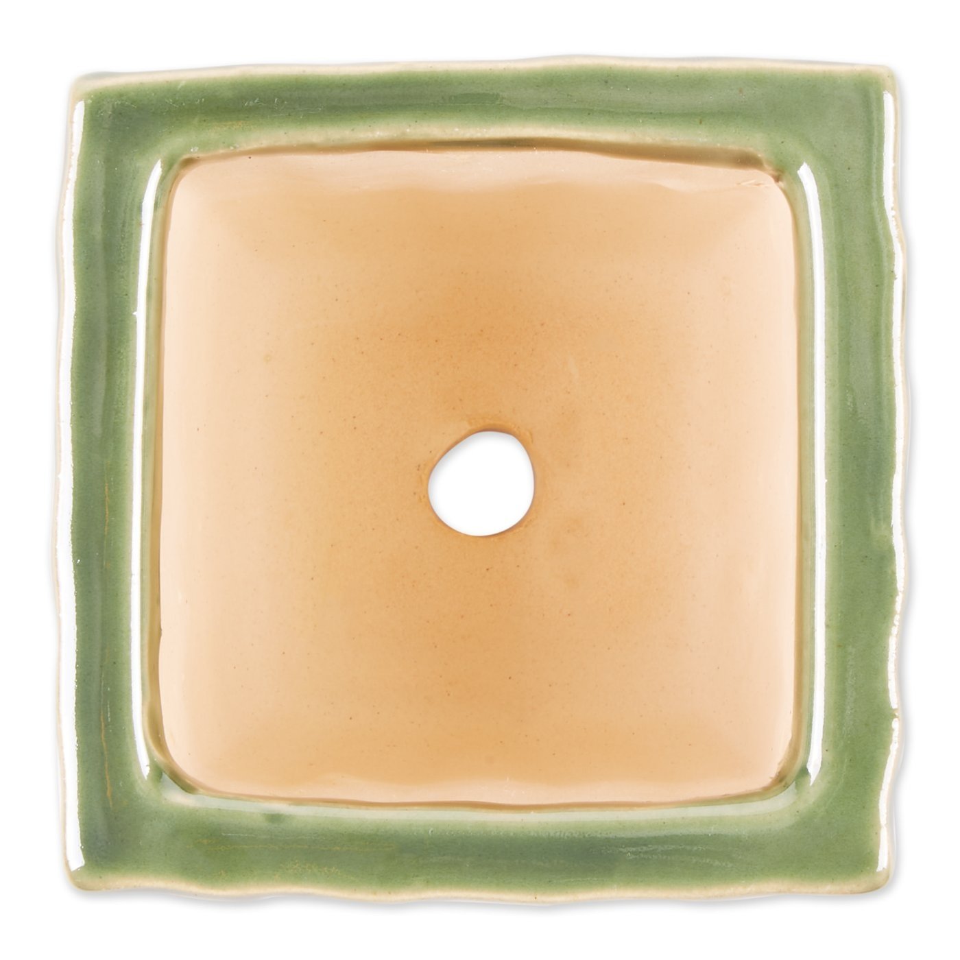 Ceramic Mini Planter Set - Green Square - Ethereal Company