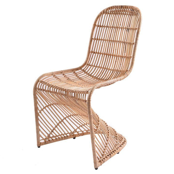 Groovy Rattan Chair, (Set of 2) - Ethereal Company