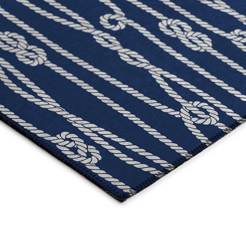 Indoor/Outdoor Harbor HA7 Navy Washable 5&