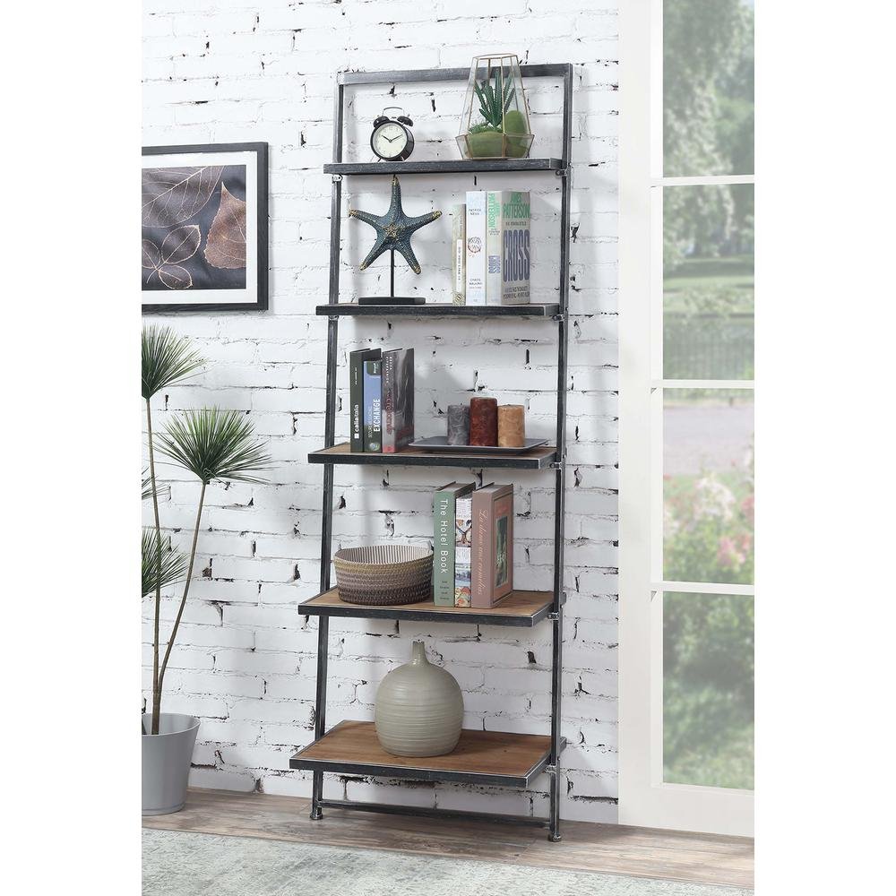Laredo 5 Tier Ladder Bookcase/Shelf - Ethereal Company