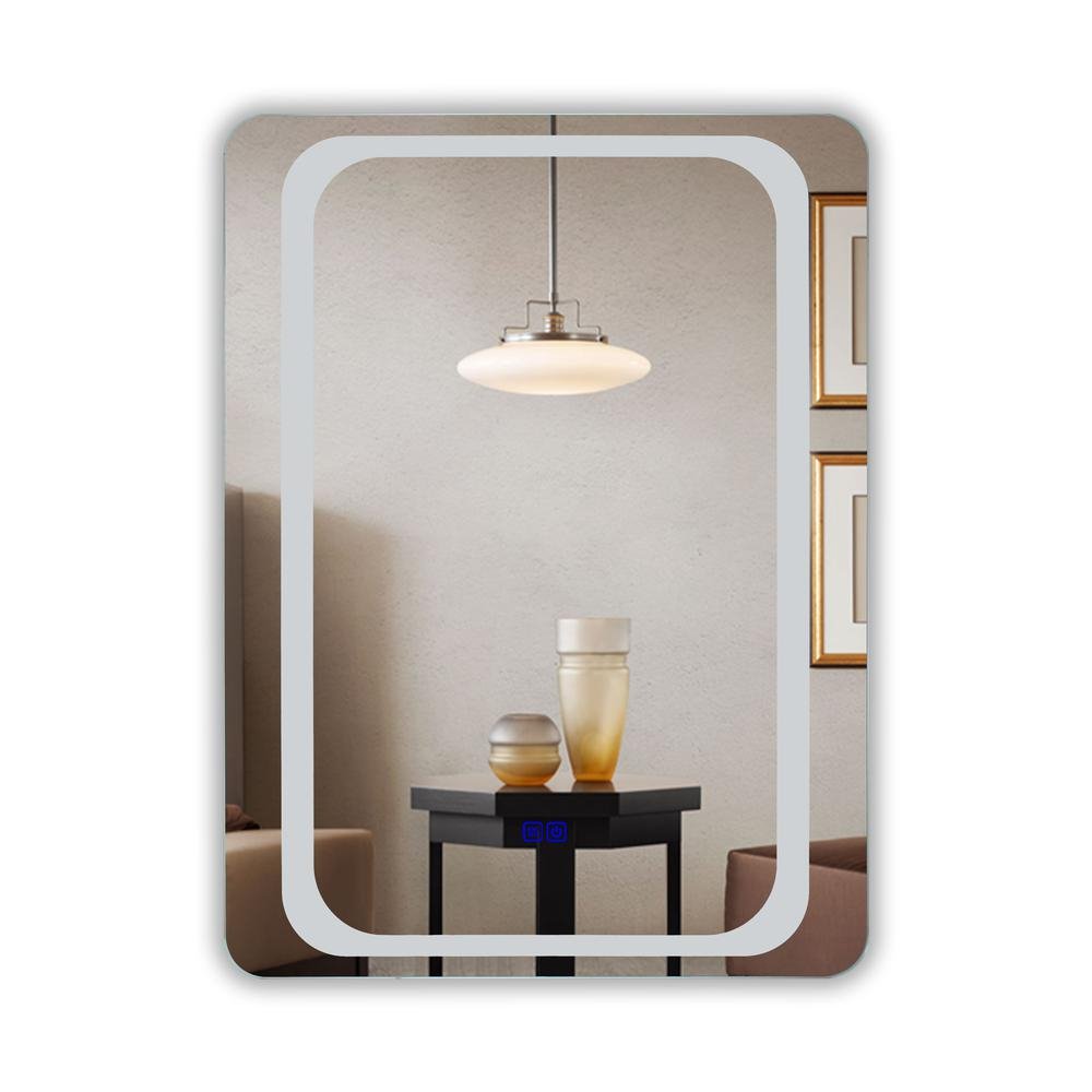 LUMINOSITY Back Lit Rectangular TouchScreen LED Mirror - Ethereal Company