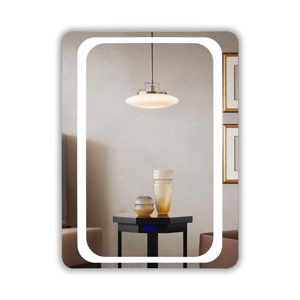 LUMINOSITY Back Lit Rectangular TouchScreen LED Mirror - Ethereal Company