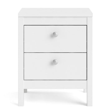 Madrid Nightstand, White - Ethereal Company