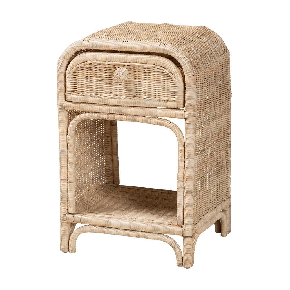 Magni Bohemian Rattan Nightstand - Ethereal Company