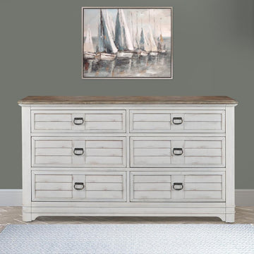 Meadowbrook Dresser - White-washed - Ethereal Company