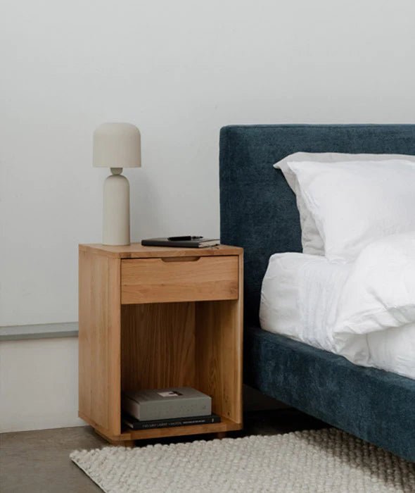 Osamu Oak Nightstand - Ethereal Company