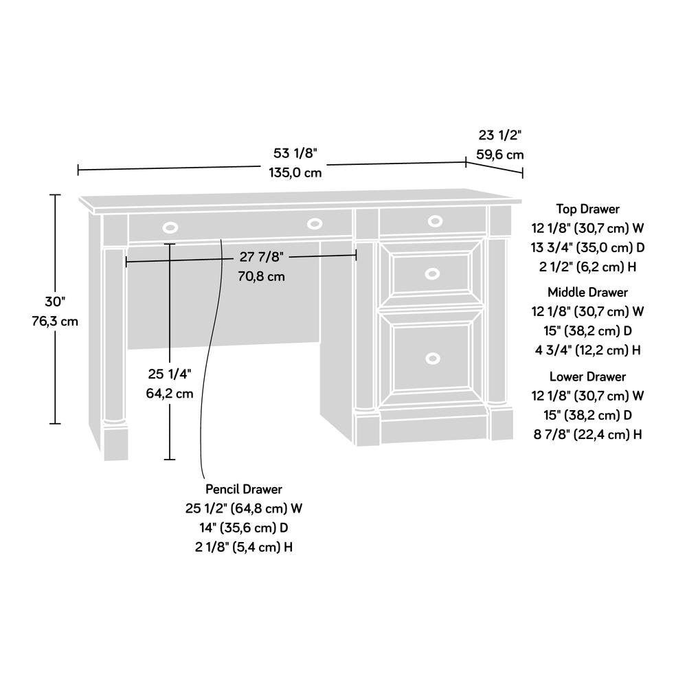 Palladia Computer Desk - Select Cherry - Ethereal Company