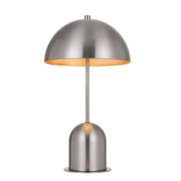 Peppa Metal Accent Lamp - Brushed Steel - Ethereal Company