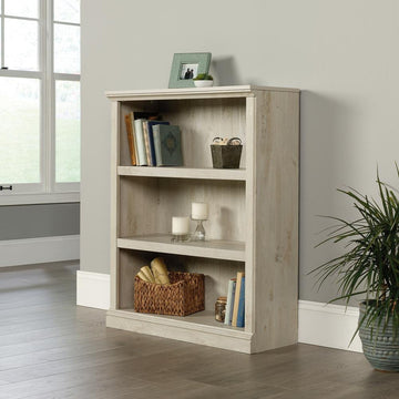 Sauder 3 Shelf Bookcase Chalked Chestnut - Ethereal Company