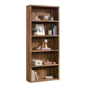 Sauder 5-Shelf Bookcase - Sindoori Mango - Ethereal Company