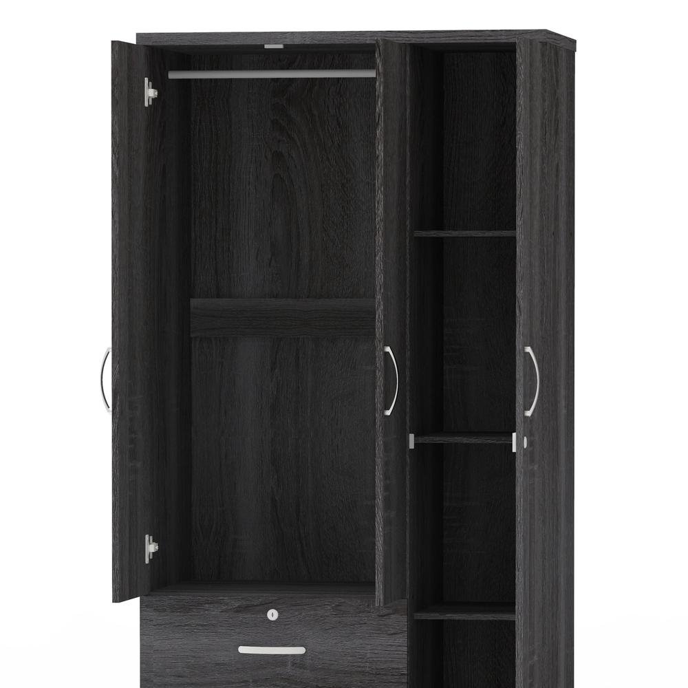 Symphony Wardrobe Armoire in Gray - Ethereal Company