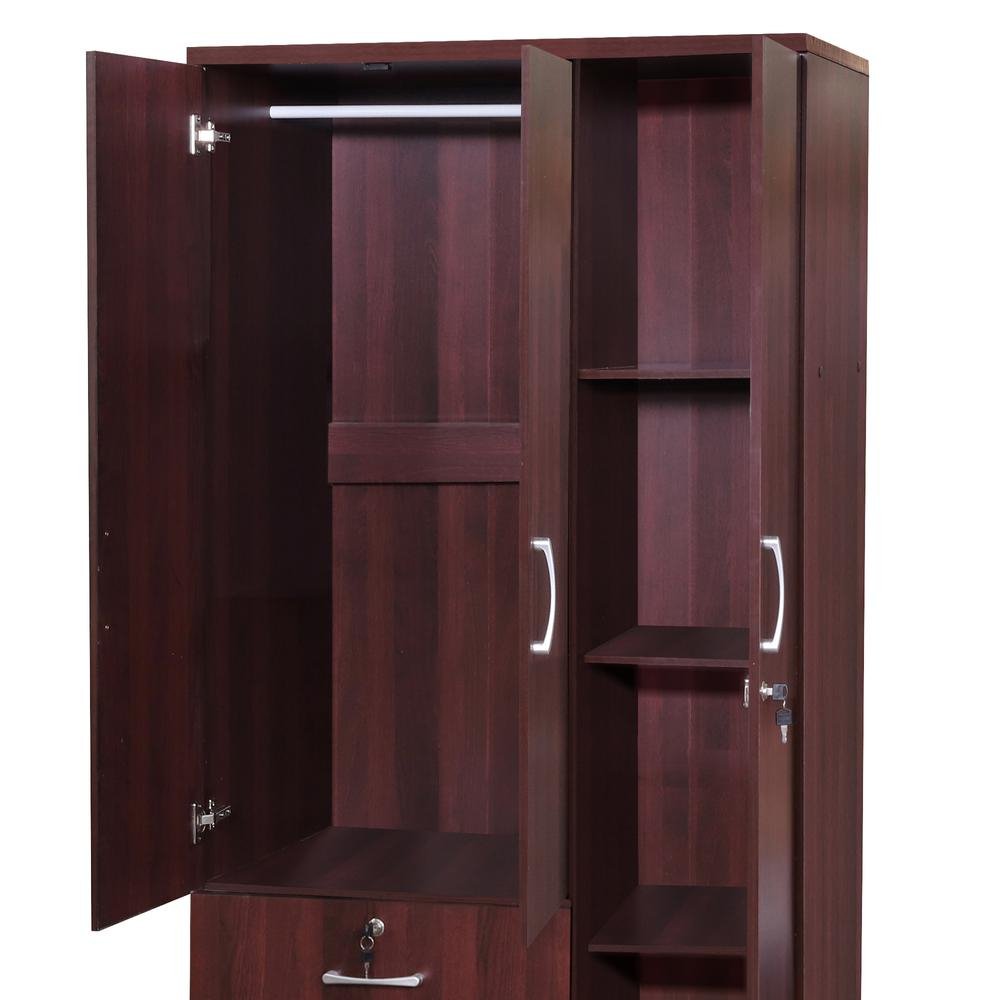 Symphony Wardrobe Armoire - Mahogany - Ethereal Company