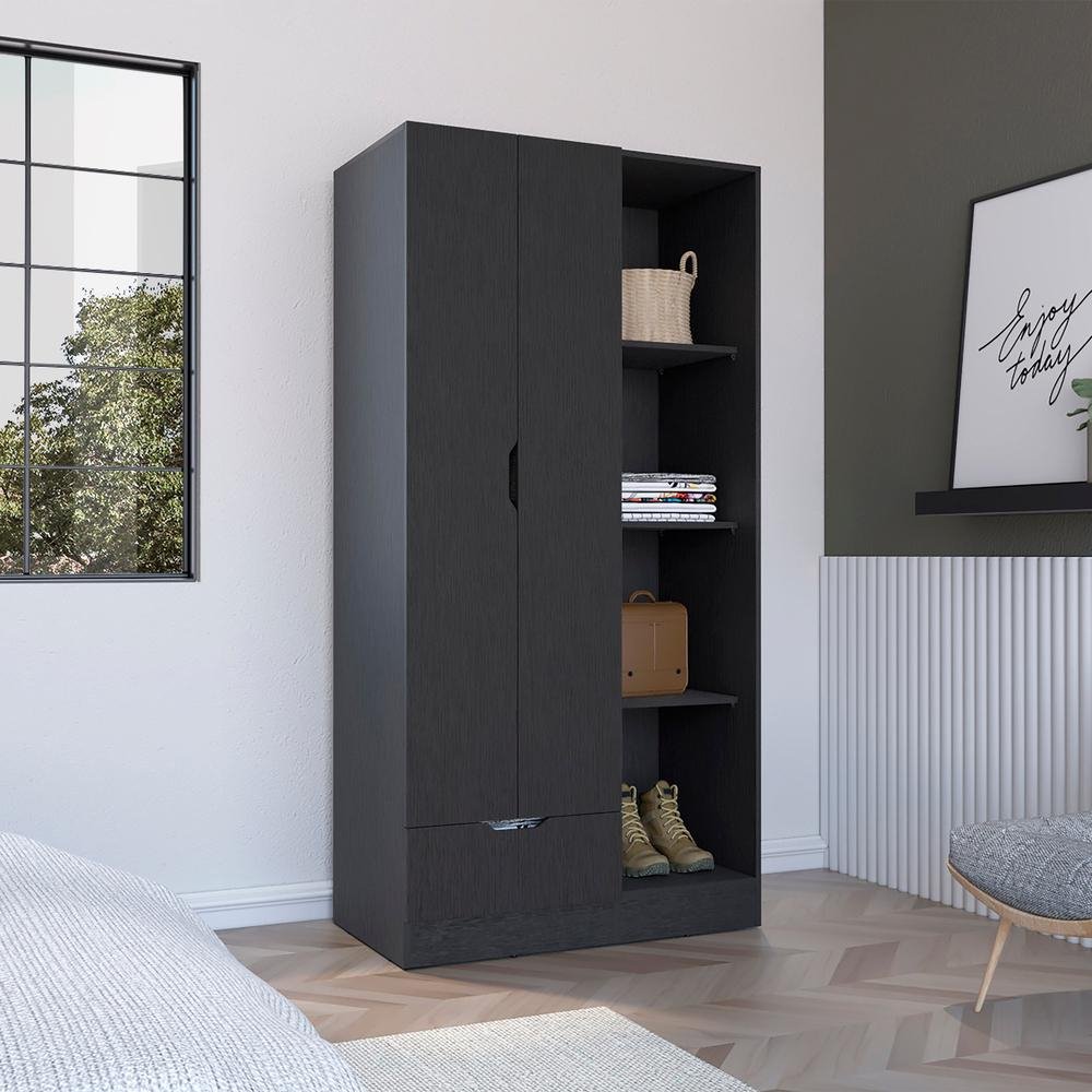 Toccoa Armoire - Black - Ethereal Company