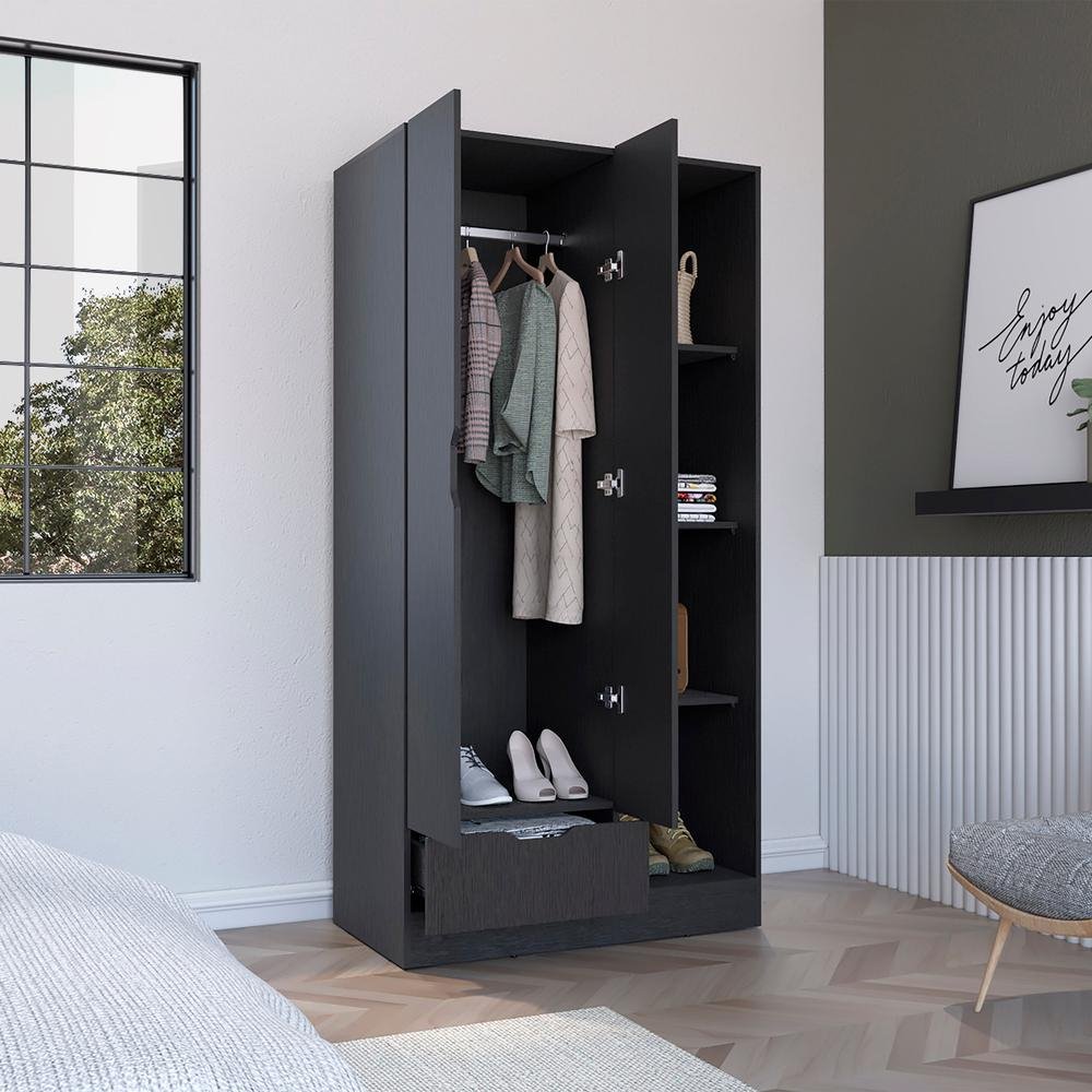Toccoa Armoire - Black - Ethereal Company