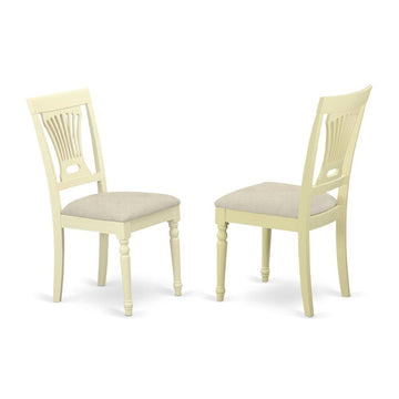 Vaderbilt Dining Chair - Cushioned Seat - Buttermilk( Set of 2) - Ethereal Company
