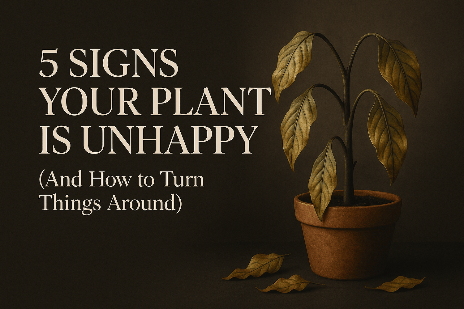 5 Signs Your Plant Is Unhappy (And How to Turn Things Around) - Ethereal Company