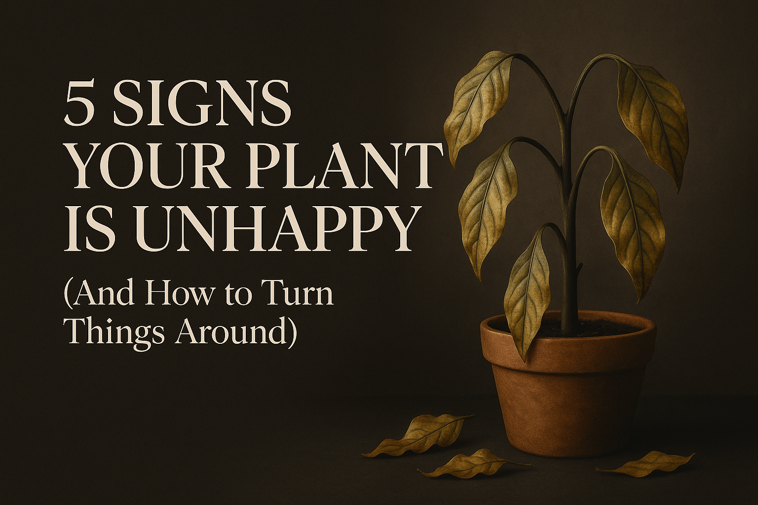 5 Signs Your Plant Is Unhappy (And How to Turn Things Around) - Ethereal Company