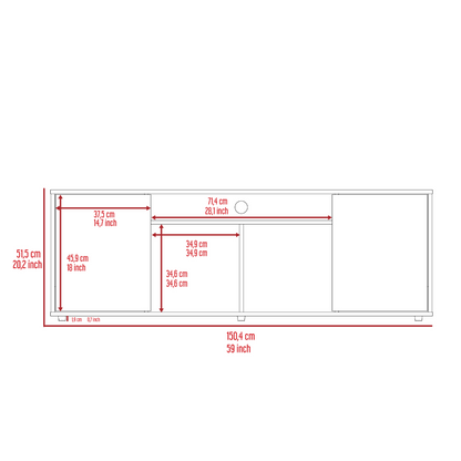 Dallas Tv Stand for TV´s up 55&quot;