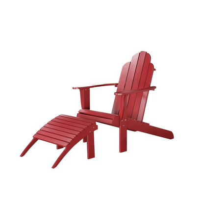 Red Adirondack Chair