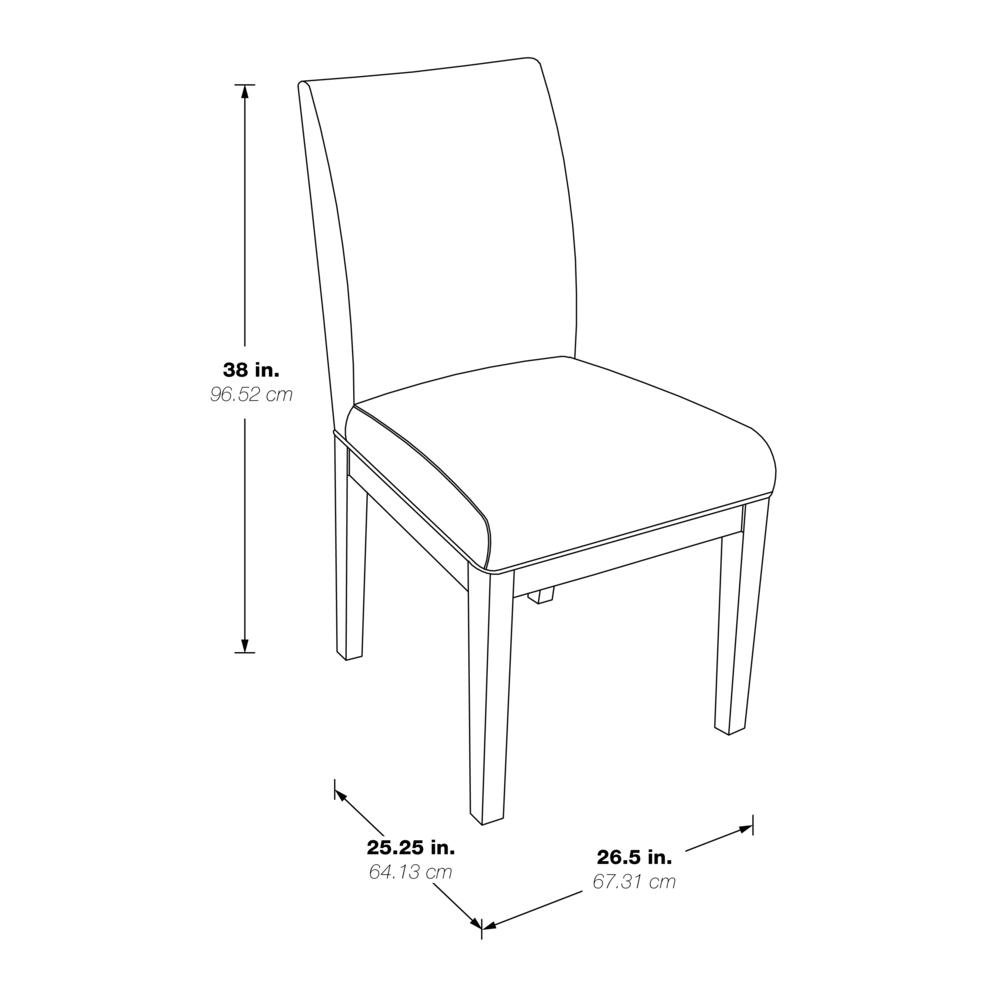 Dakota Parsons Chair 2PK - Classic Dining Chair for Special Occasions