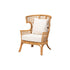 bali & pari Regina Bohemian Light Honey Rattan Arm Chair - Ethereal Company