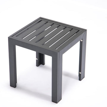 Chelsea Modern Aluminum Patio Side Table - Durable Outdoor Furniture - Ethereal Company