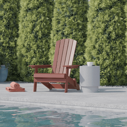 Contemporary Commercial Grade Adirondack Lounger - Ethereal Company