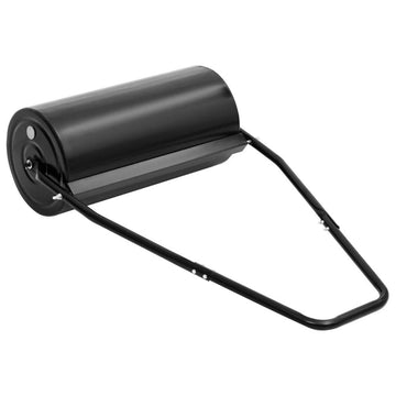 Garden Lawn Roller with Handle Black 11.1 gal Iron and Steel - Ethereal Company