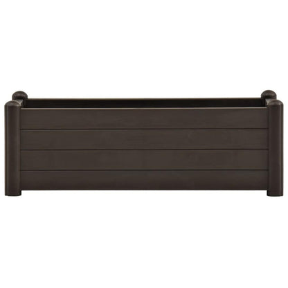 Garden Raised Bed PP Mocha 39.4&quot;x16.9&quot;x13.8&quot; - Elegant and Functional | Indoor and Outdoor Use - Ethereal Company