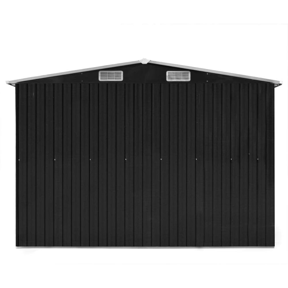 Garden Shed 101.2&quot;x117.3&quot;x70.1&quot; Metal Anthracite - Ethereal Company