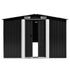 Garden Shed 101.2"x117.3"x70.1" Metal Anthracite - Ethereal Company