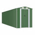 Garden Shed Green 75.6"x303.9"x87.8" Galvanized Steel - Ethereal Company