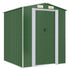 Garden Shed Green 75.6"x75.2"x87.8" Galvanized Steel - Ethereal Company
