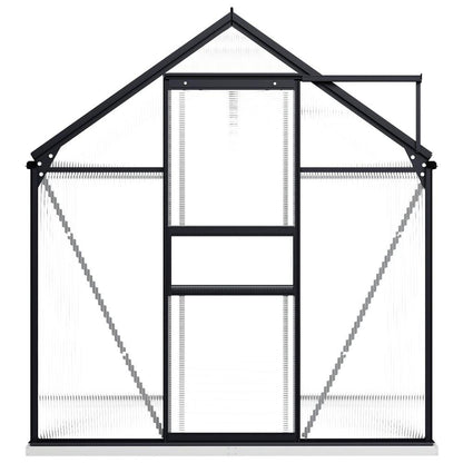 Greenhouse with Base Frame | Anthracite Aluminum | 38.9 ft² - Ethereal Company