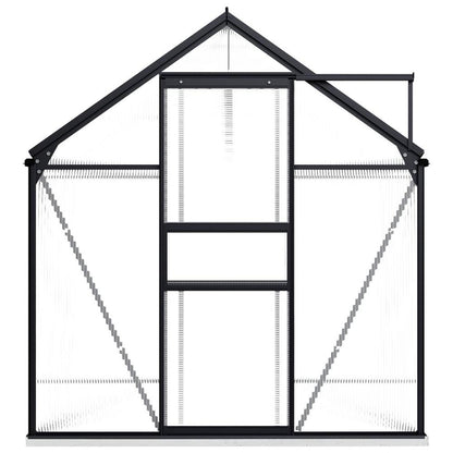 Greenhouse with Base Frame Anthracite Aluminum 51.1 ft² - Ethereal Company