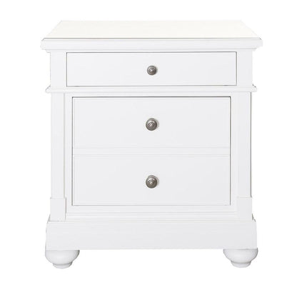 Harbor View II Night Stand, 28&quot; x 18&quot; x 30&quot;, Linen Finish - Cottage Living | Comfy Home Furniture - Ethereal Company